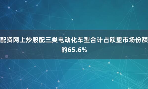 配资网上炒股配三类电动化车型合计占欧盟市场份额的65.6%